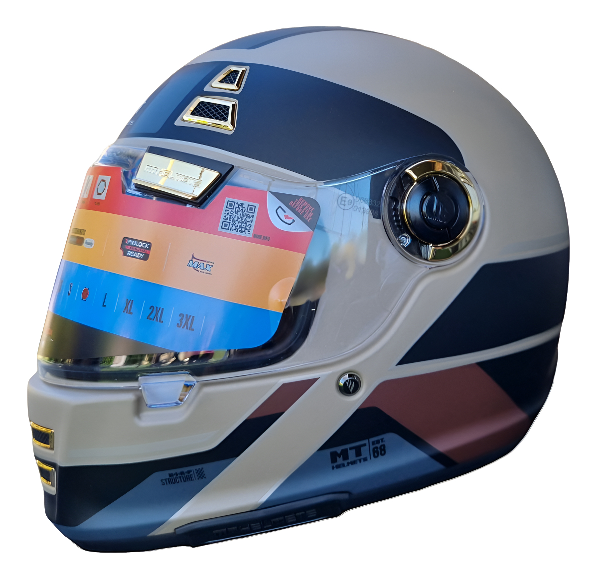 Casco Mt Integral Jarama Diseño Retro