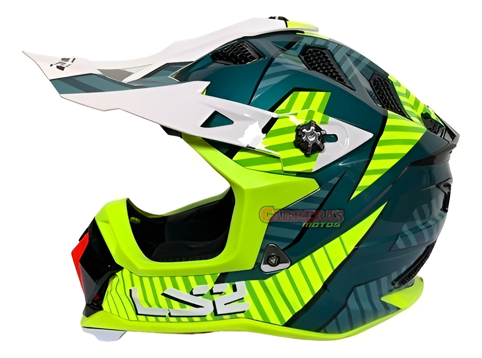 Casco Ls2 Cross Mx700 Astro Gloss Cobalt Talle L