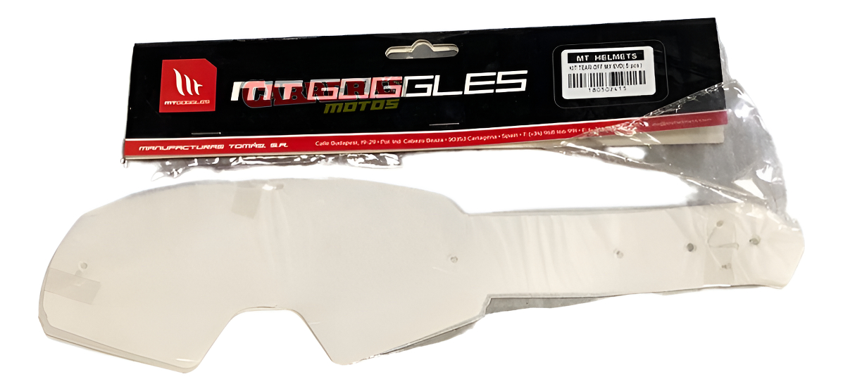 Tear Off Antiparra Mt Evo 5 Piezas