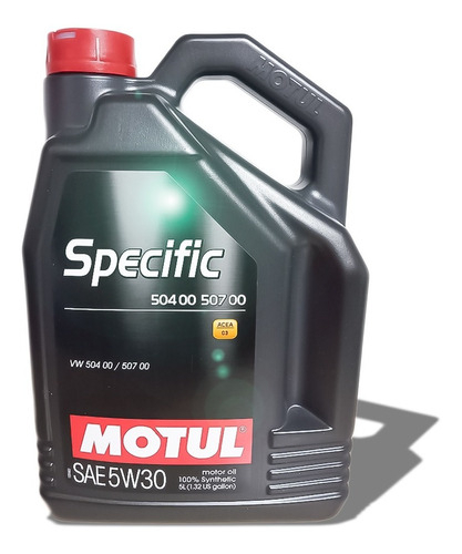 Aceite Motul Spesific 5w30 X 5lts Sintetico 504 / 507 Auto
