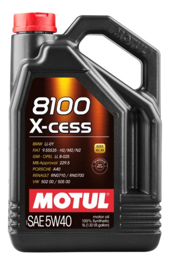 Aceite Para Motor Motul Sintético 5w-40 Para Auto/camioneta De 1 Unidad