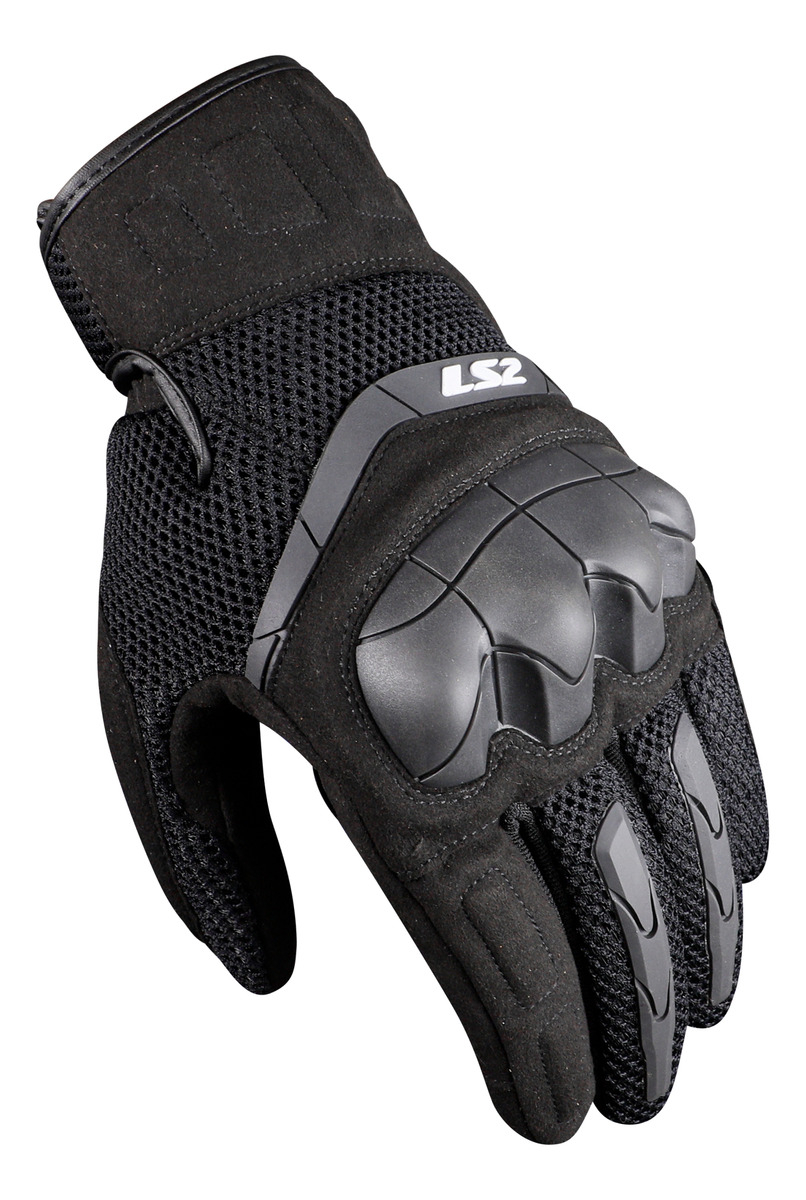 Guantes Moto Ls2 Kubra Color Negro Talle L